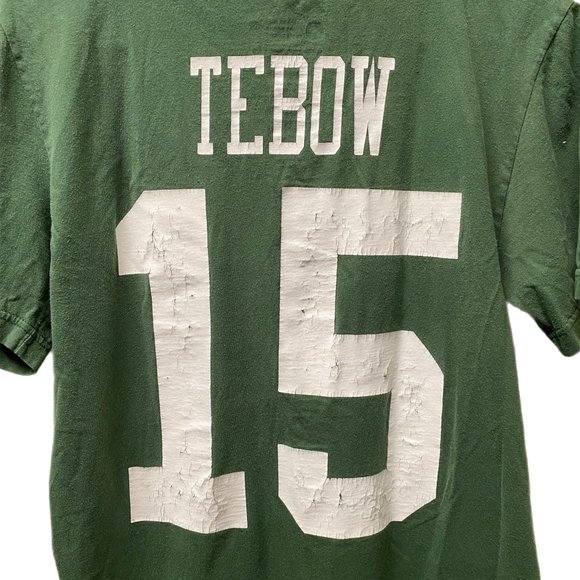 Nike NY Jets Tim Tebow Men's Green T-shirt, Small, Pre-owned - Picture 4 of 7
